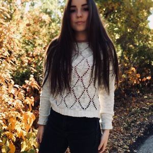 Knit sweater, sweater